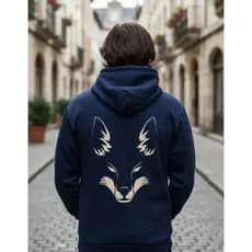 Moletom Canguru Capuz Cruzeiro Raposa Premium Unissex Masculino Feminino Blusa De Frio