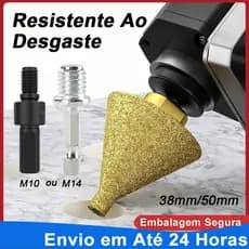 M10 /m14 Broca chanfro chanfrado diamantado para processamento telha cerâmica / Mármore / Vidro Rebolo Cônico