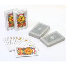 Baralhos de Truco Espanhol Clássico Kit 2 Jogo de Cartas com 100 cartas Canastra Buraco Pôquer