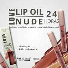 Gloss Labial Lip Oil Nude 24 Horas Max Love Hidratação