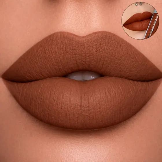 Batom Líquido Matte 24 Horas Nude Maxlove Longa Duração Coleção 30 Horas