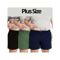 Kit 2 Shorts Pijamas Masculino Samba Canção 100% Algodão Confortavel  Short para Dormir/descansar/Lazer Plus Size Modelo