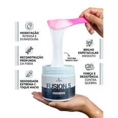 Máscara Capilar Fusion 5 Alumia 500g – Hidratação, Nutrição, Reconstrução e Brilho | Sem Parabenos e Sulfatos