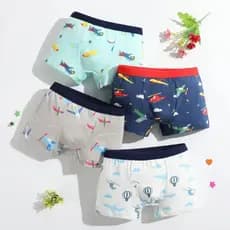 Kit Cueca Box Infantil Anatômica Masculina Atacado Qualidade Premium Lindas Conforto Top Criança Menino Juvenil