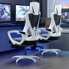 Cadeira Gamer Ergonômica Multifuncional Reclinável | 3 ajustes de repouso + 10cm ajuste de altura