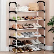 Sapateira Rack Multiuso Organizadora até 15 Pares 3/4/5Andares/estante de armazenamento