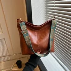 bolsa transversal feminino bolsas femininas de ombro Bolsa Escolar Feminina Adolescente Bolsa de ombro retrô com alça