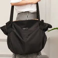 bolsa feminina grande Mochila dobrável de grande capacidade para viagem, em lona Oxford impermeável