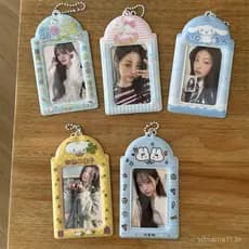 Porta-Cartões de 10cm com Design de Coelho Fofo e Cão de Orelhas Grandes, para Cartões Polaroid Pequenos e Cartões de Ar