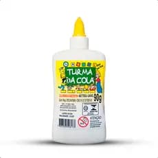 Cola Branca Liquida 90g Lavável Turma Da Cola Zas Traz Escolar Artesanato