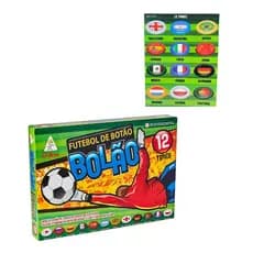 12 Seleções Jogo Futebol De Botão Cristal Copa do Mundo Mundial Gulliver