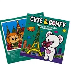 Livro de Colorir Travelling Adventures Vol.6 CUTE & COMFY