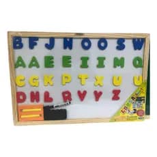 Lousa Abc Magnética Brinquedo Pedagógico 60x40x8cm Cortiarte