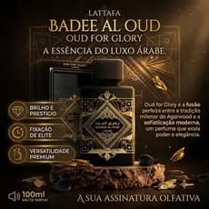 Perfume Lattafa Badee Al Oud Glory 100ml EDP Masculino Original Amadeirado Oriental