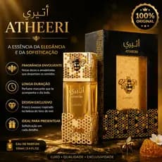Perfume Lattafa Atheeri 100ml EDP Feminino Árabe Original Suave Aéreo Floral