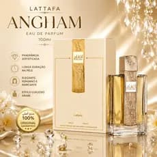 Perfume Lattafa ANGHAM 100ml EDP Feminino Original | Aroma Sofisticado, Elegante e Longa Duração