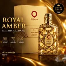 Orientica Royal Amber EDP 100ml Original – Perfume Árabe Luxuoso Oriental Ambarado