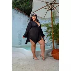 Saida de Praia Bico Plus Size Moda Verão Praia Blog Fashion Top 2025