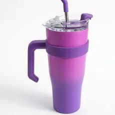Copo Térmico Inox 1,2LT com Canudo e Tampa - Perfeito para Dia Dia