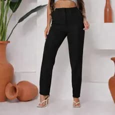 Calça Feminina Alfaiataria ZR Premium Social Cintura Alta