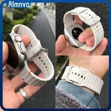 Pulseira De Silicone Para Relógio Iwatch Apple Watch Ultra 3 2 49 40 44 41 45 42 46 38mm Series 11 10 9 8 7 SE 3 6 5