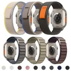 Pulseira Strap De Trail Loop Para Apple Watch Ultra 3 2 Series 11 10 9 8 7 SE 6 5 4 3 Banda De Nylon 49 46 45 44mm 42mm