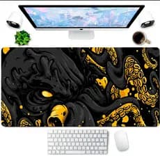 Mouse Pad Gamer Grande 80x30 Desk Mat Antiderrapante Para Mouse e Teclado
