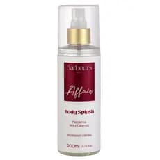 Body Splash Affair Barbour's Beauty 200ml Desodorante Corporal Desodorante Colônia Toque Sensual