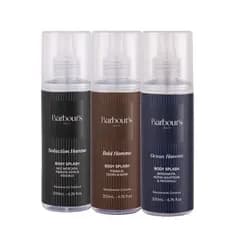 Kit 3 Body Splash Masculino Homme Desodorante Barbours 200ml
