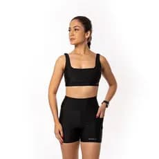 Short Di Paula Maria Lucia Corrida Com Bolso Feminino
