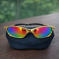 Óculos de sol 24k Carbon Espelhado com Case