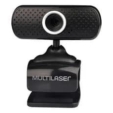 Webcam Plugeplay 480p Mic Usb Preto Multilaser - Wc051
