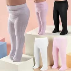 MEIA CALCA INFANTIL GROSSINHA BEBE MENINA INVERNO FRIO KIDS ALGODAO USAR COM VESTIDO VARIAS CORES