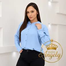Camisa feminina Social LISO Manga Longa -viscolinho Leve E Soltinho Tecido Premium Tradicional 2026