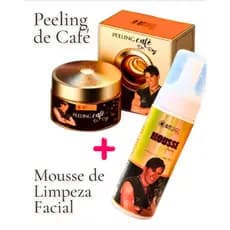 Kit Skin care Peeling de Café + Mousse Facial BitCoffee by Dr. Rey – Limpeza e Renovação da Pele