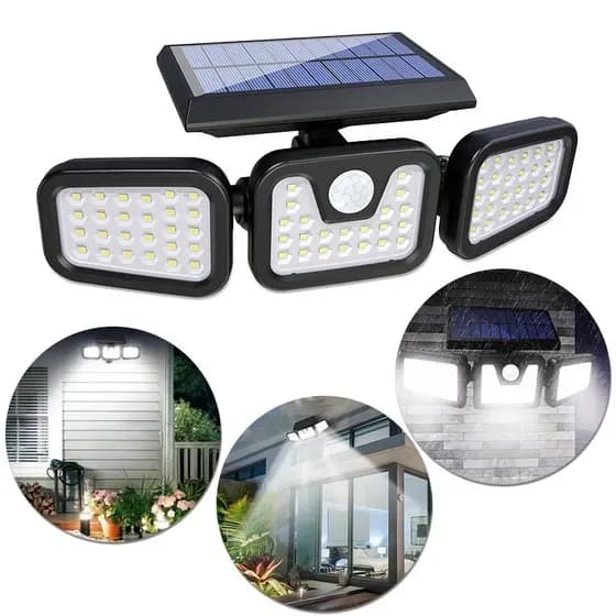 Luminária Solar com Sensor de Movimento Inteligente