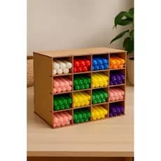 Porta-Velas MDF Cru para Umbanda e Candomblé Corte a Laser - Escolha sua cor