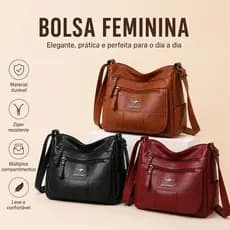 Nova Bolsa De Lazer Versátil De Couro Macio E Grande Capacidade Bolsa De Ombro Bolsa Mensageiro