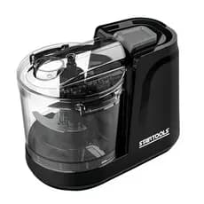 Mini Processador Elétrico Compacto 100W Capacidade 350ml Triturador Alimentos Rápido Preto