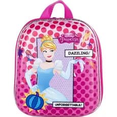 Mochila Infantil Pequena Maxtoy 3D Princesa Cinderela Rosa – Escolar e Passeio