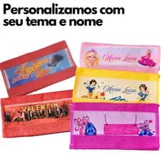 Kit 5 toalhas de boca Toalhinha personalizada com nome e tema bebê infantil escolar lembrancinha