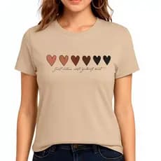 Camiseta Feminina Confortável e Estilosa 100% Algodão– Estampa Única de Qualidade!
