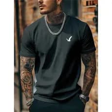 Camiseta Casual Camiseta Confortavél Camiseta Estilosa 100% Algodão ENVIO RÁPIDO
