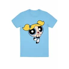 Camiseta Infantil juvenil Meninas Super Poderosas Feminina Docinho Florzinha  Lindinha 100% Algodão Camiseta Confortável