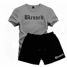 Kit Camiseta + Short Tactel Unissex – Conforto e Estilo P ao GG