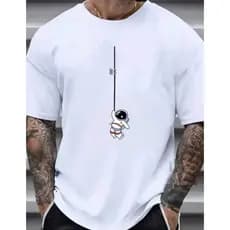 Camiseta Streetwear NASA – 100% Algodão Premium | Estilo Urbano e Design Espacial