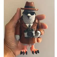 Spioniro Golubiro 15cm - Articulado - BRAINROT Impressão 3D