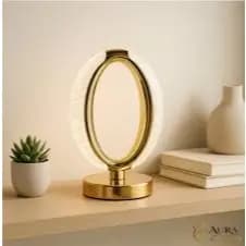 Luminária Iluminação Decorativa Presente LED Oval USB Abajur Leitura Estudo Luz Clarear Lâmpada