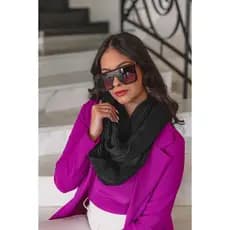 Gola Unissex Tricot inverno cachecol, tricô quentinho feminino e masculino