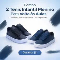 COMBO 2 Tênis Infantil Menino Para Volta as Aulas | O Melhor Custo Beneficio Para Voce | COMPRE JÁ!
